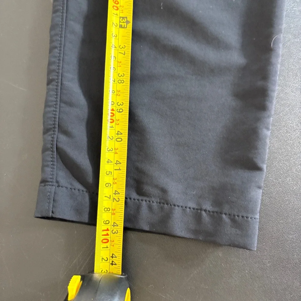 Under Armour Mens Black Performance Golf Pants Size 38x34 Tapered Leg Chino